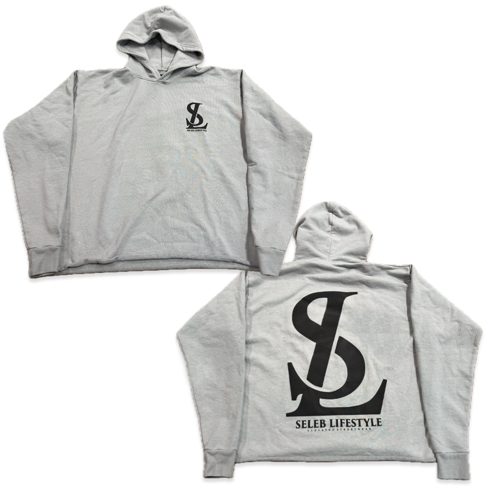 Raw Edge Grey SL Hoodie