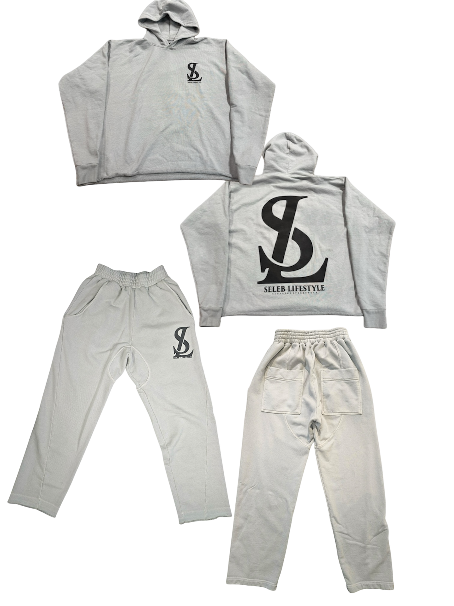 Grey sweat suit
