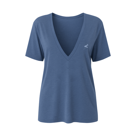 Women’s Deep V-Neck T-Shirt – Casual Chic
