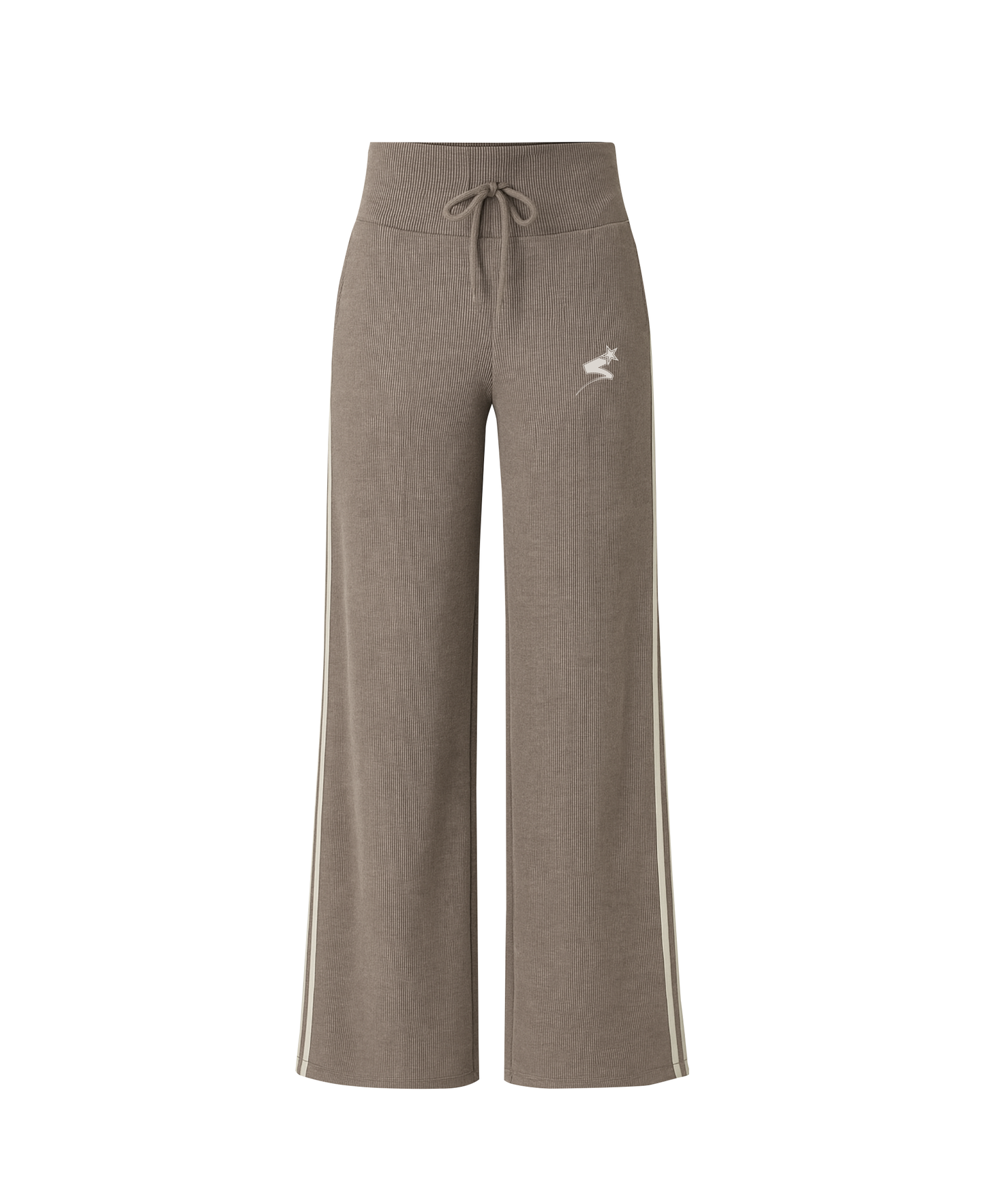 Relaxed Fit High-Waist Lounge Trousers