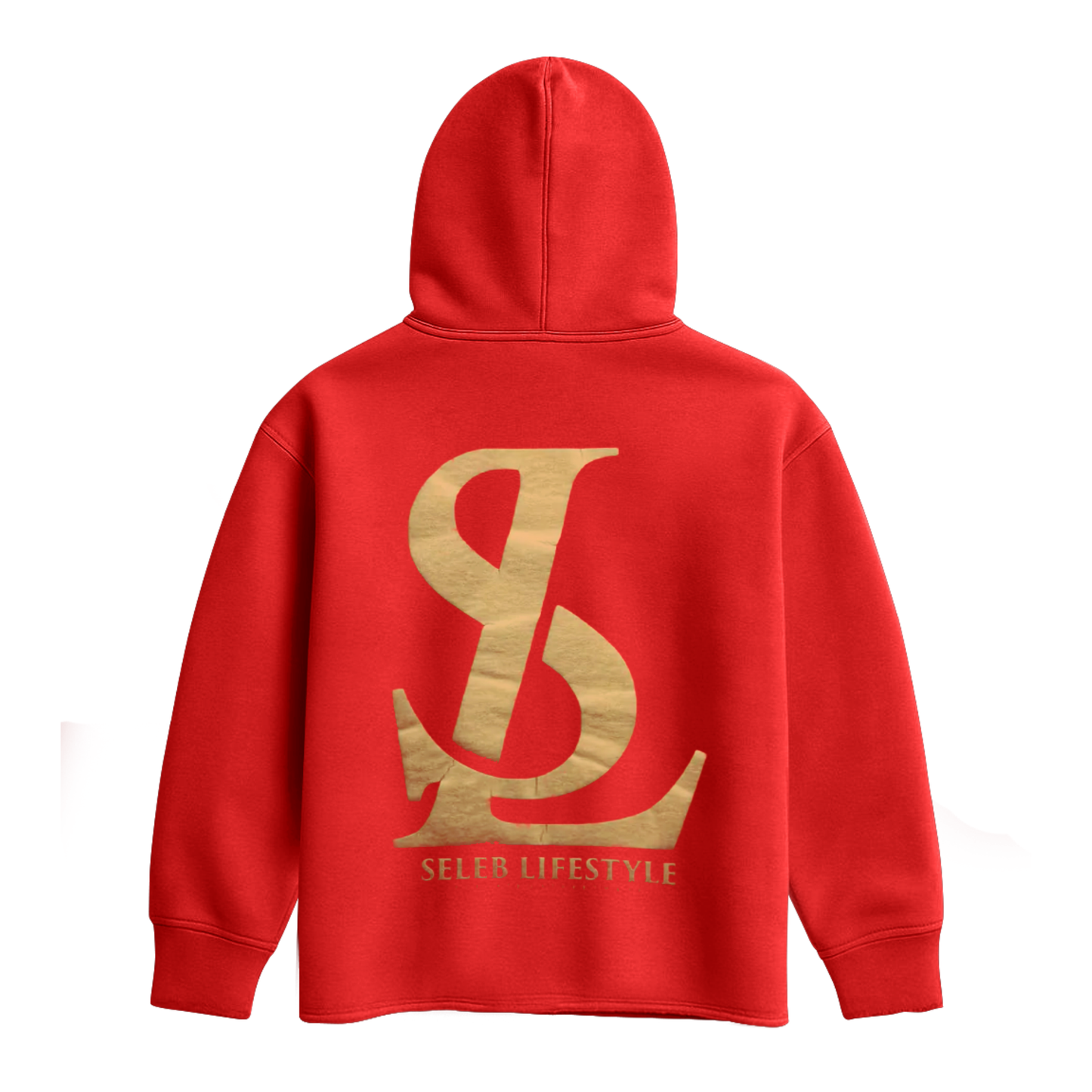 Salmon Raw Edge Hoodie
